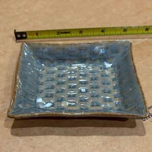 Ceramic Blue Soap Dish